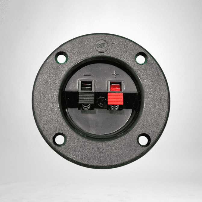 speaker terminal socket round spring clip connector for speaker box